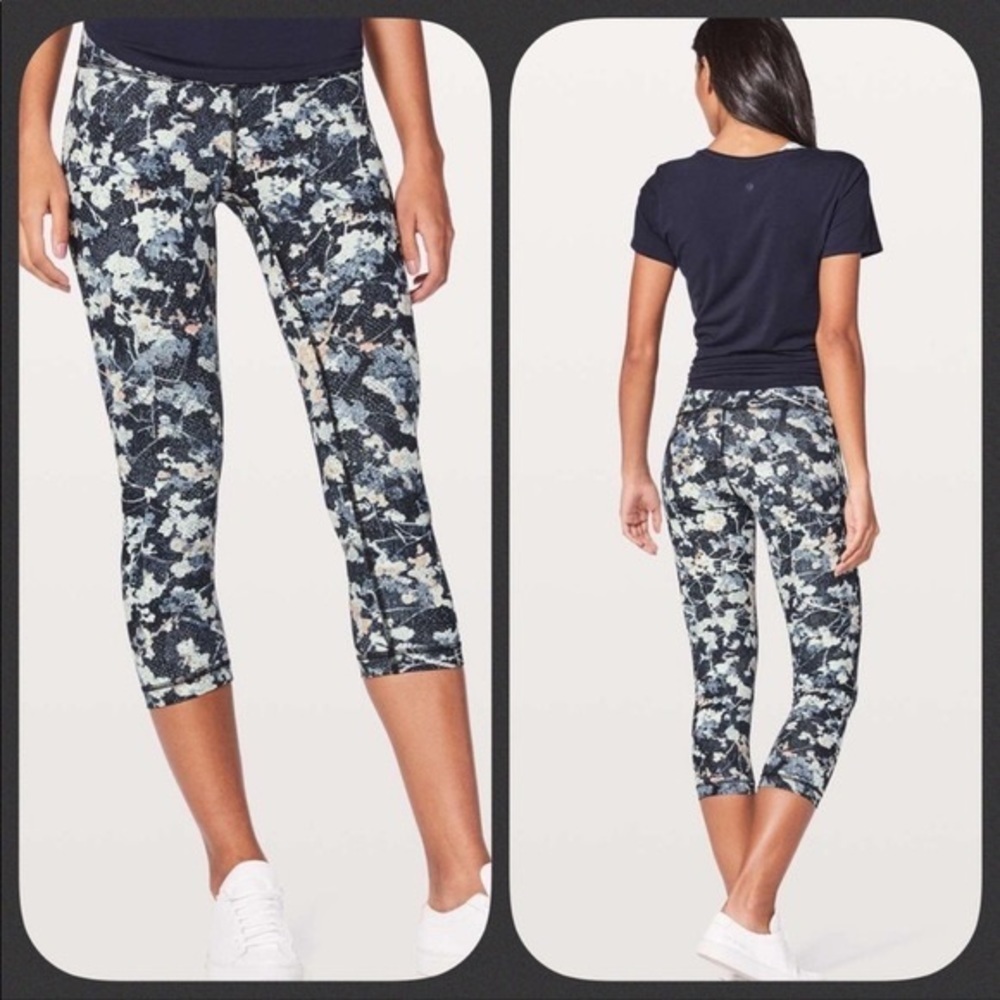 Lululemon Wunder under Polka Dot Crop Pants Size 2